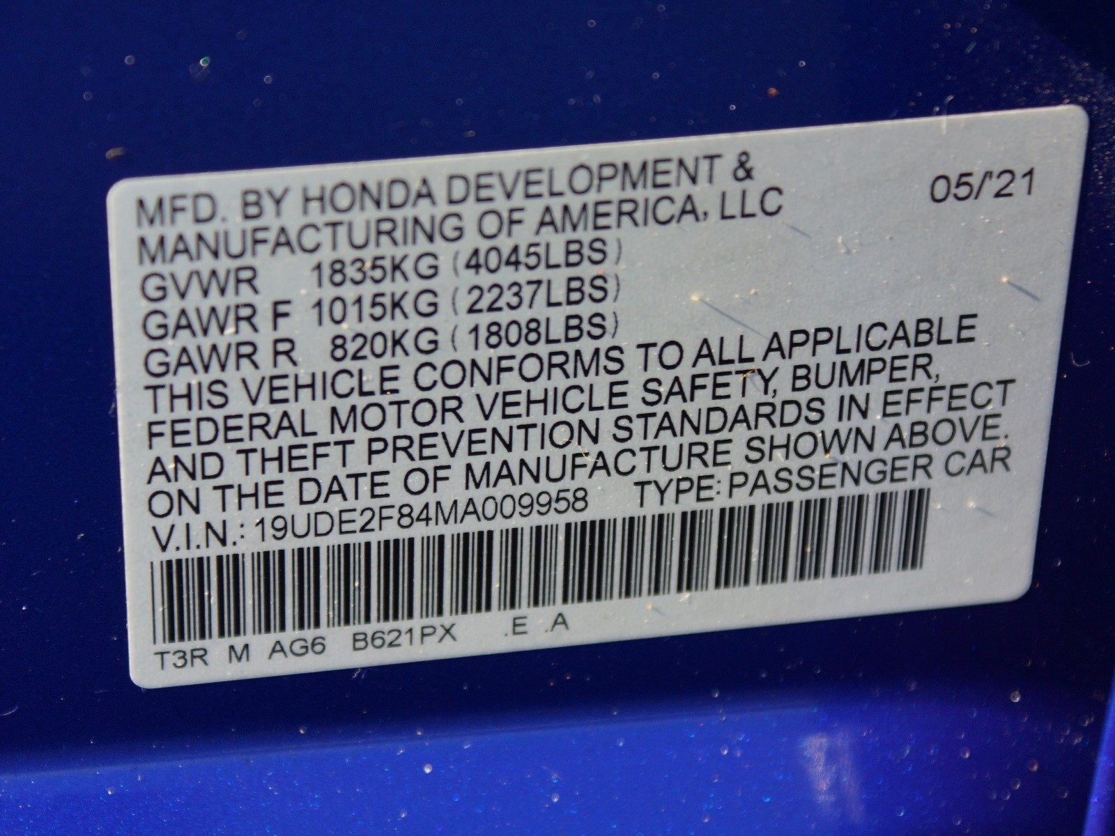2021 Acura ILX w/Premium/A-SPEC Package
