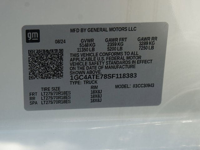 2025 Chevrolet Silverado 3500 HD LTZ