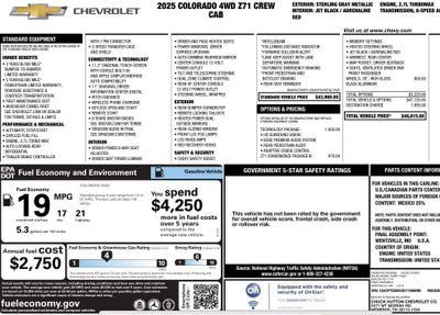 2025 Chevrolet Colorado Z71