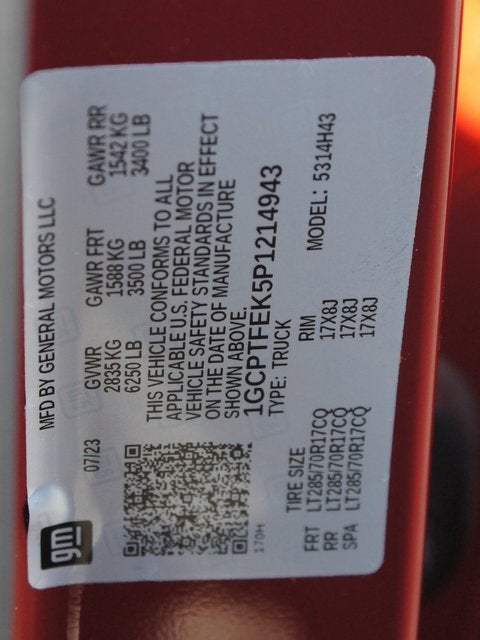 2023 Chevrolet Colorado ZR2