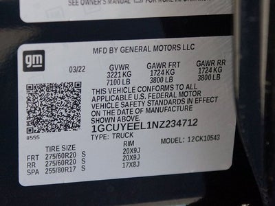 2022 Chevrolet Silverado 1500 LTD RST