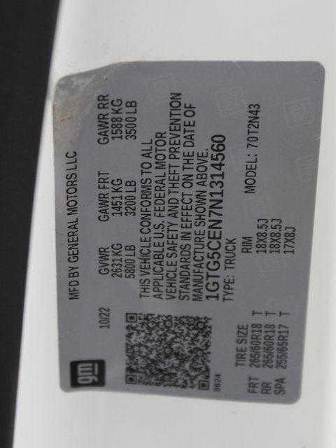 2022 GMC Canyon Elevation