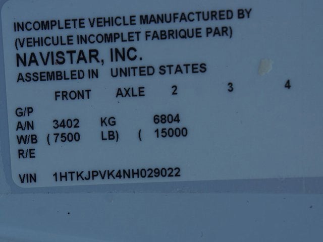 2022 Chevrolet Silverado 5500 HD Work Truck