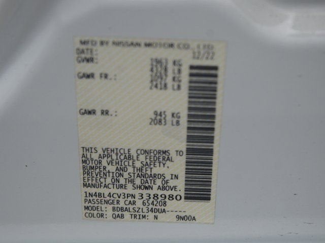 2023 Nissan Altima SR FWD