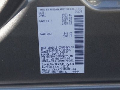 2023 Nissan Altima SV FWD