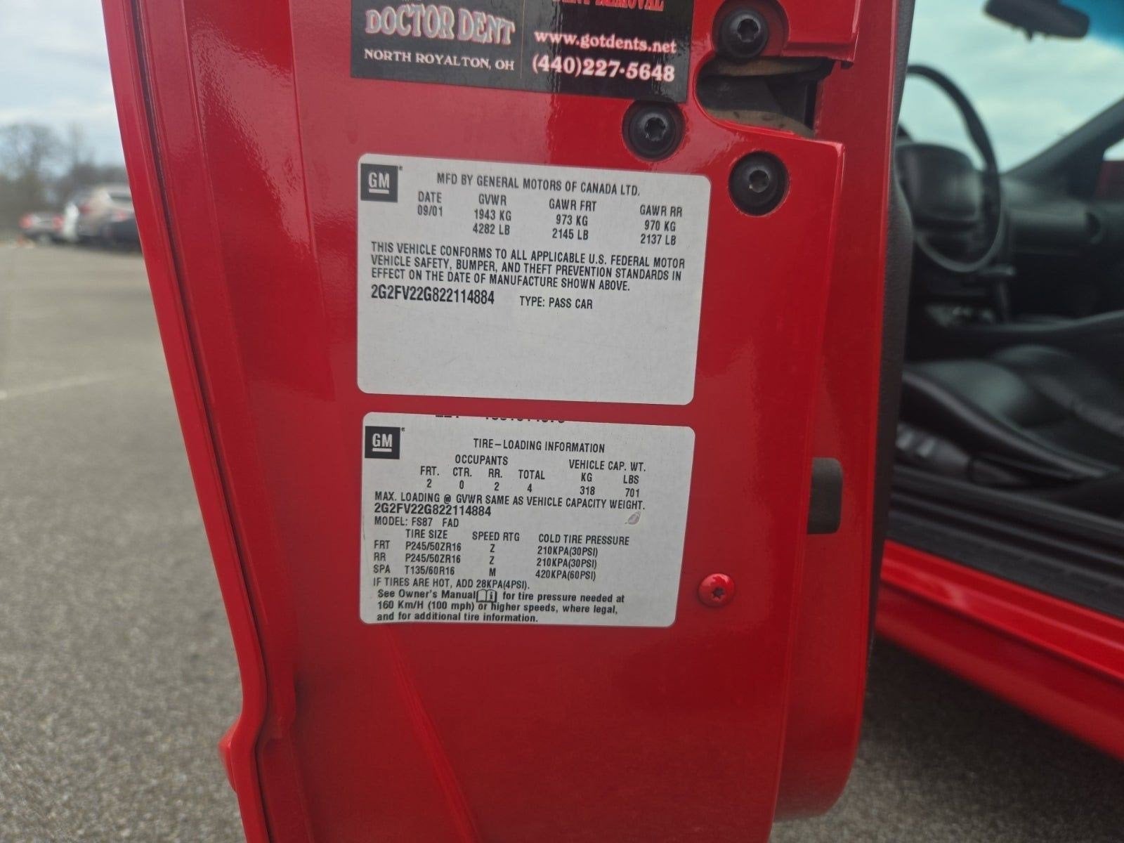 2002 Pontiac Firebird Formula