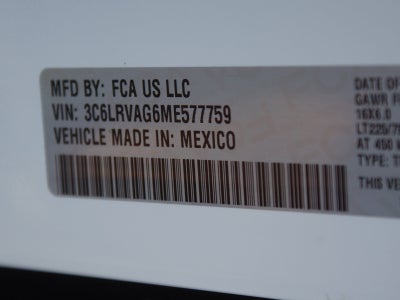 2021 RAM ProMaster 1500 Cargo Van Low Roof 136" WB