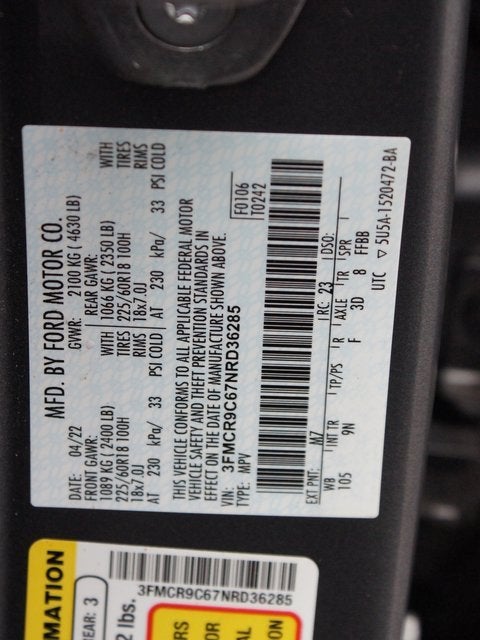 2022 Ford Bronco Sport Outer Banks