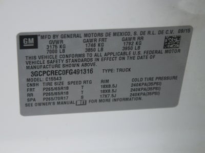 2015 Chevrolet Silverado 1500 LT