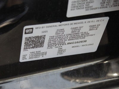 2022 Chevrolet Silverado 1500 LTD LT Trail Boss