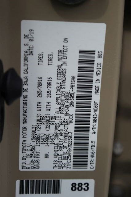 2019 Toyota Tacoma 4WD SR