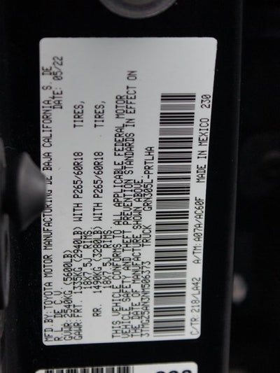 2022 Toyota Tacoma Limited