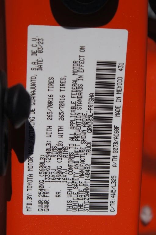 2023 Toyota Tacoma TRD Pro