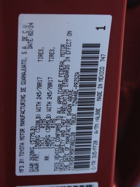 2024 Toyota Tacoma SR5