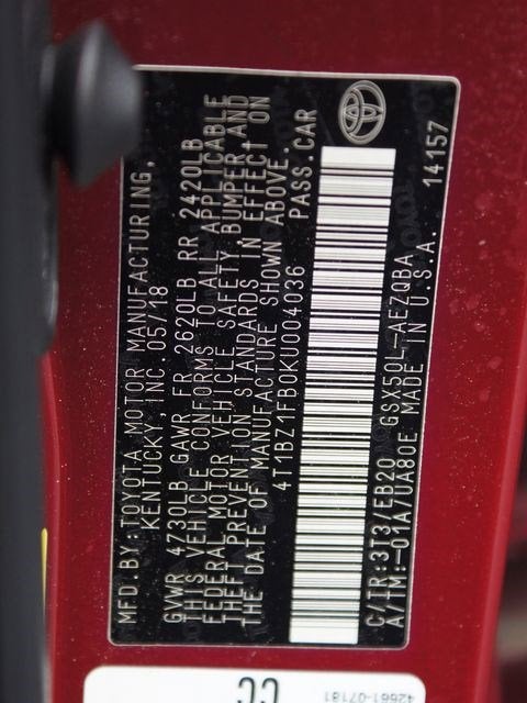 2019 Toyota Avalon XSE