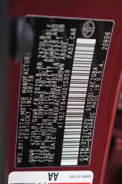 2019 Toyota Avalon XLE