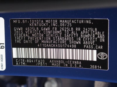 2025 Toyota Camry LE
