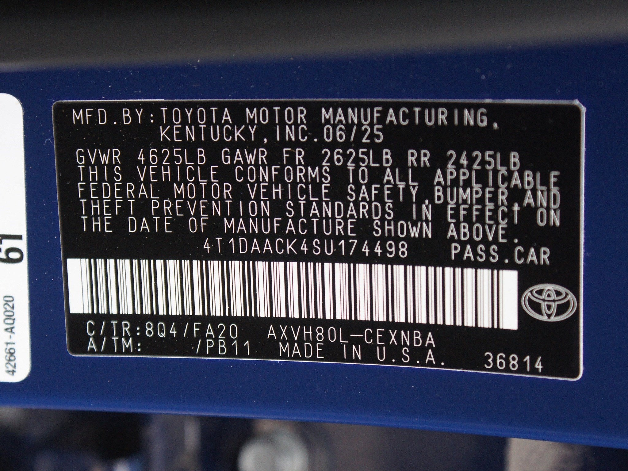 2025 Toyota Camry LE