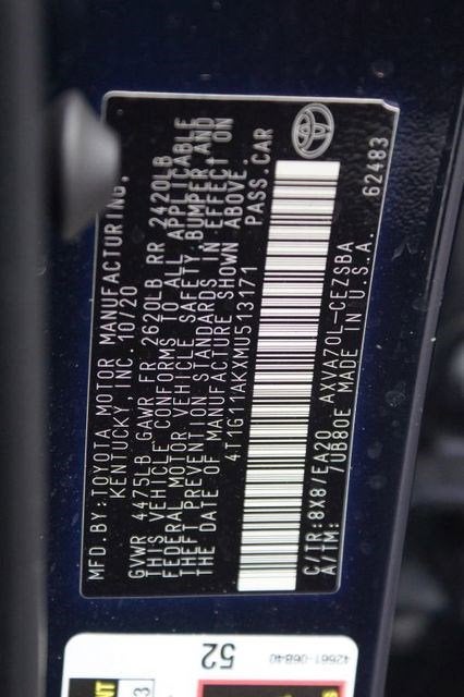 2021 Toyota Camry SE