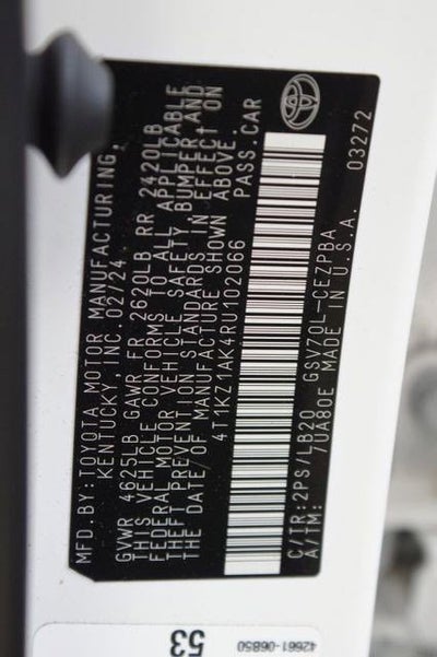 2024 Toyota Camry XSE V6