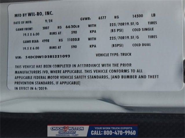 2024 Chevrolet Low Cab Forward 4500 NA