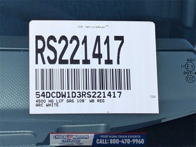 2024 Chevrolet Low Cab Forward 4500 NA