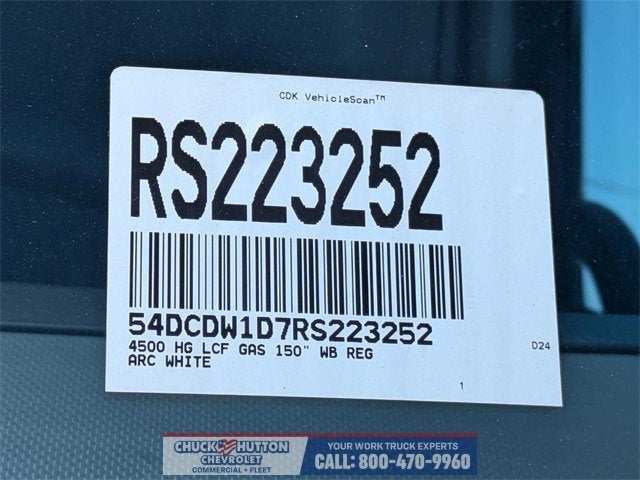 2024 Chevrolet Low Cab Forward 4500 1WT