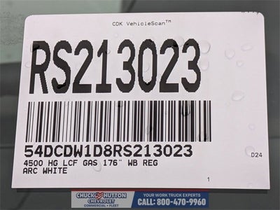 2024 Chevrolet Low Cab Forward 4500 NA