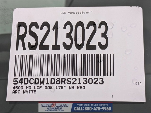 2024 Chevrolet Low Cab Forward 4500 NA