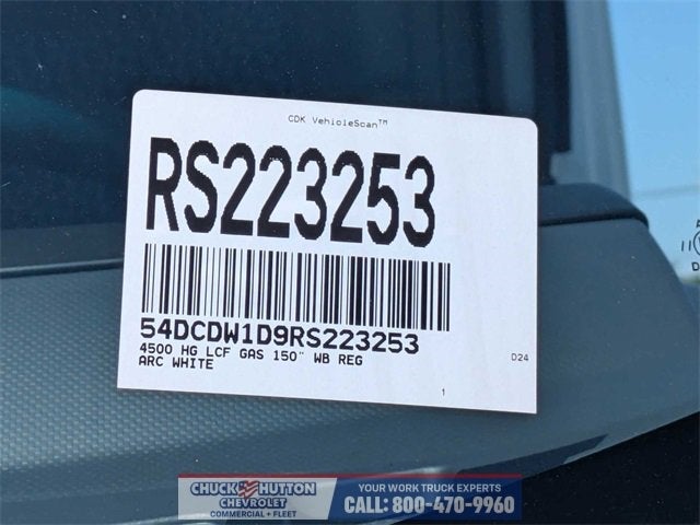 2024 Chevrolet Low Cab Forward 4500 1WT