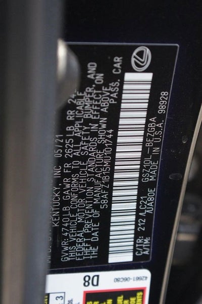 2021 Lexus ES ES 350 Ultra Luxury