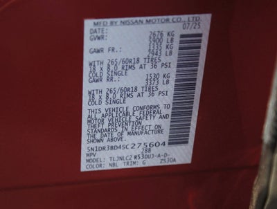 2025 Nissan Pathfinder Rock Creek 4WD