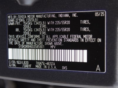 2025 Toyota Highlander LE