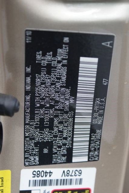 2011 Toyota Sienna XLE V6