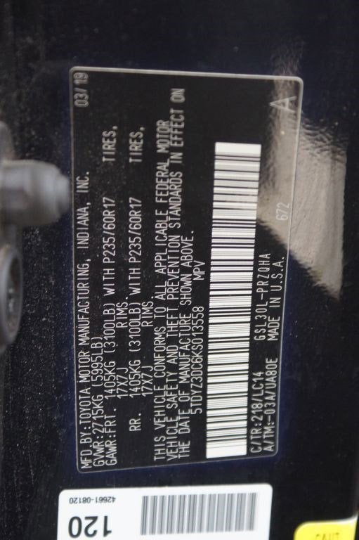 2019 Toyota Sienna XLE Auto Access Seat