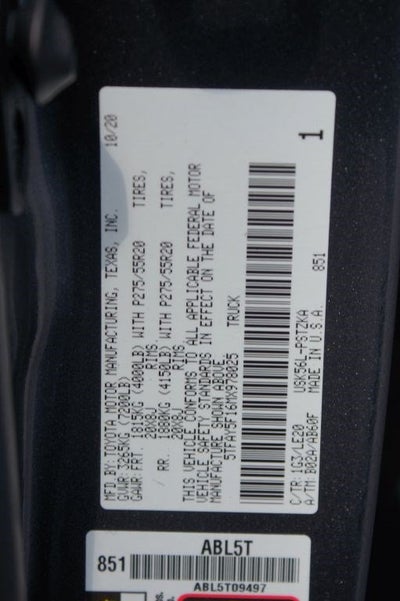 2021 Toyota Tundra Platinum