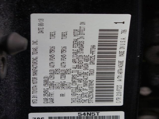 2018 Toyota Tacoma SR5 V6