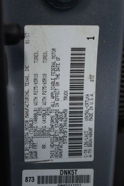 2017 Toyota Tundra Limited 5.7L V8