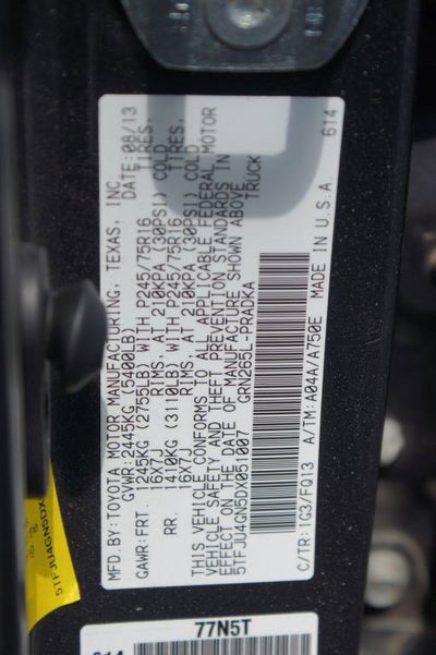 2013 Toyota Tacoma PreRunner V6