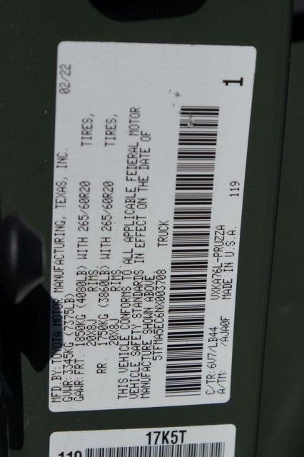 2022 Toyota Tundra 4WD 1794 Edition