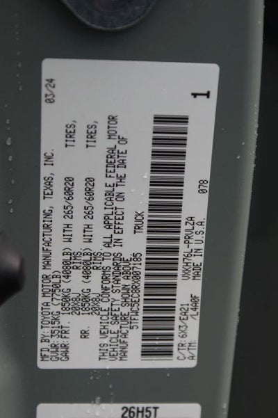 2024 Toyota Tundra 4WD Limited Hybrid