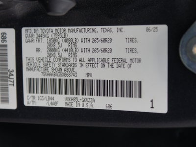 2025 Toyota Sequoia 1794 Edition