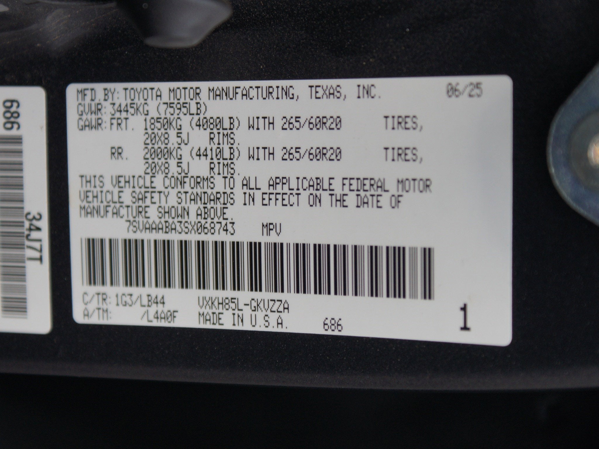 2025 Toyota Sequoia 1794 Edition