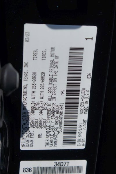 2023 Toyota Sequoia Platinum