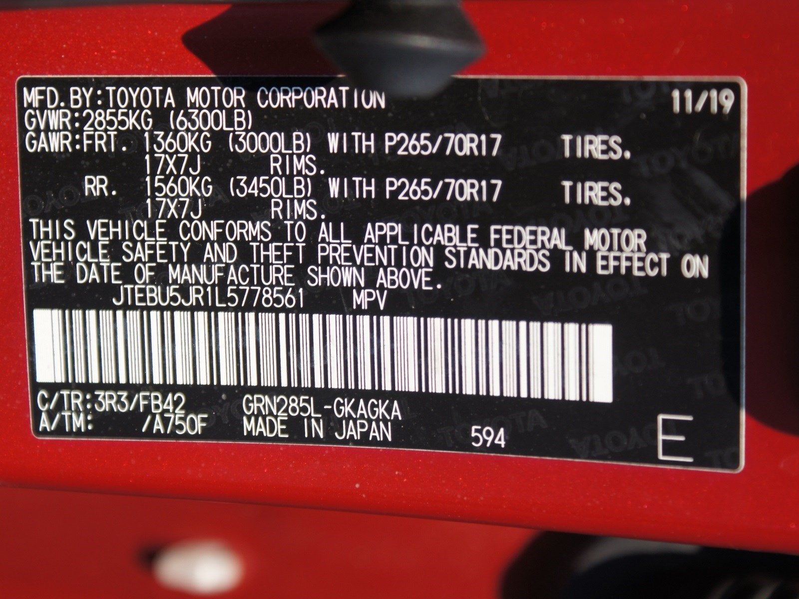 2020 Toyota 4Runner SR5