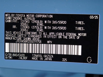 2025 Toyota 4Runner TRD Sport Premium