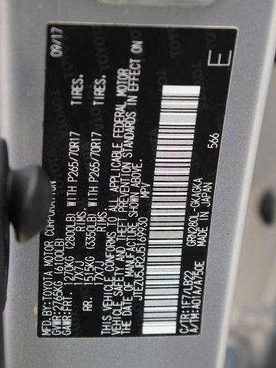 2018 Toyota 4Runner SR5