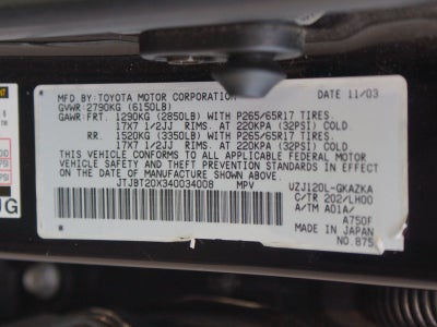 2004 Lexus GX 470 
