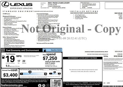 2024 Lexus LX LX 600 Luxury