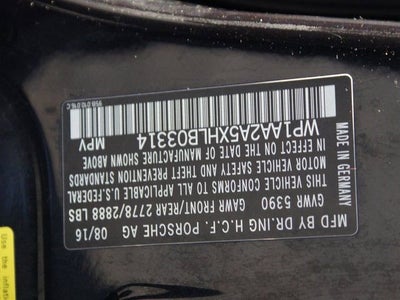 2017 Porsche Macan NA